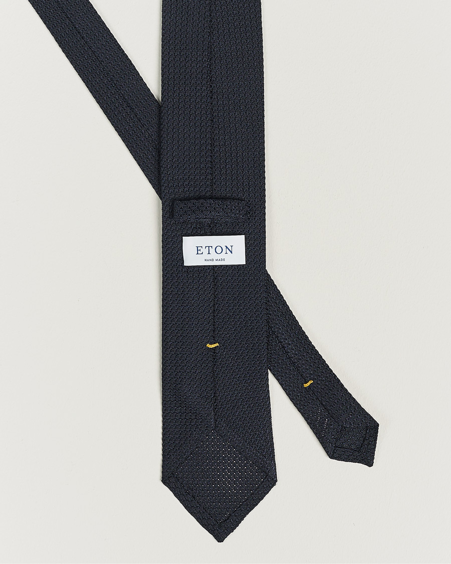 Heren | Stropdassen | Eton | Grenadine Tie Dark Blue