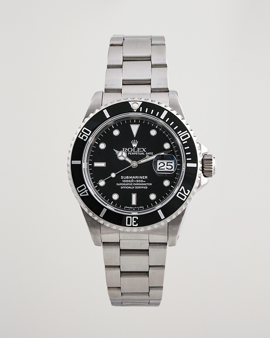 Heren | Pre-Owned & Vintage Watches | Rolex Pre-Owned | Submariner Date 16610 Steel Black