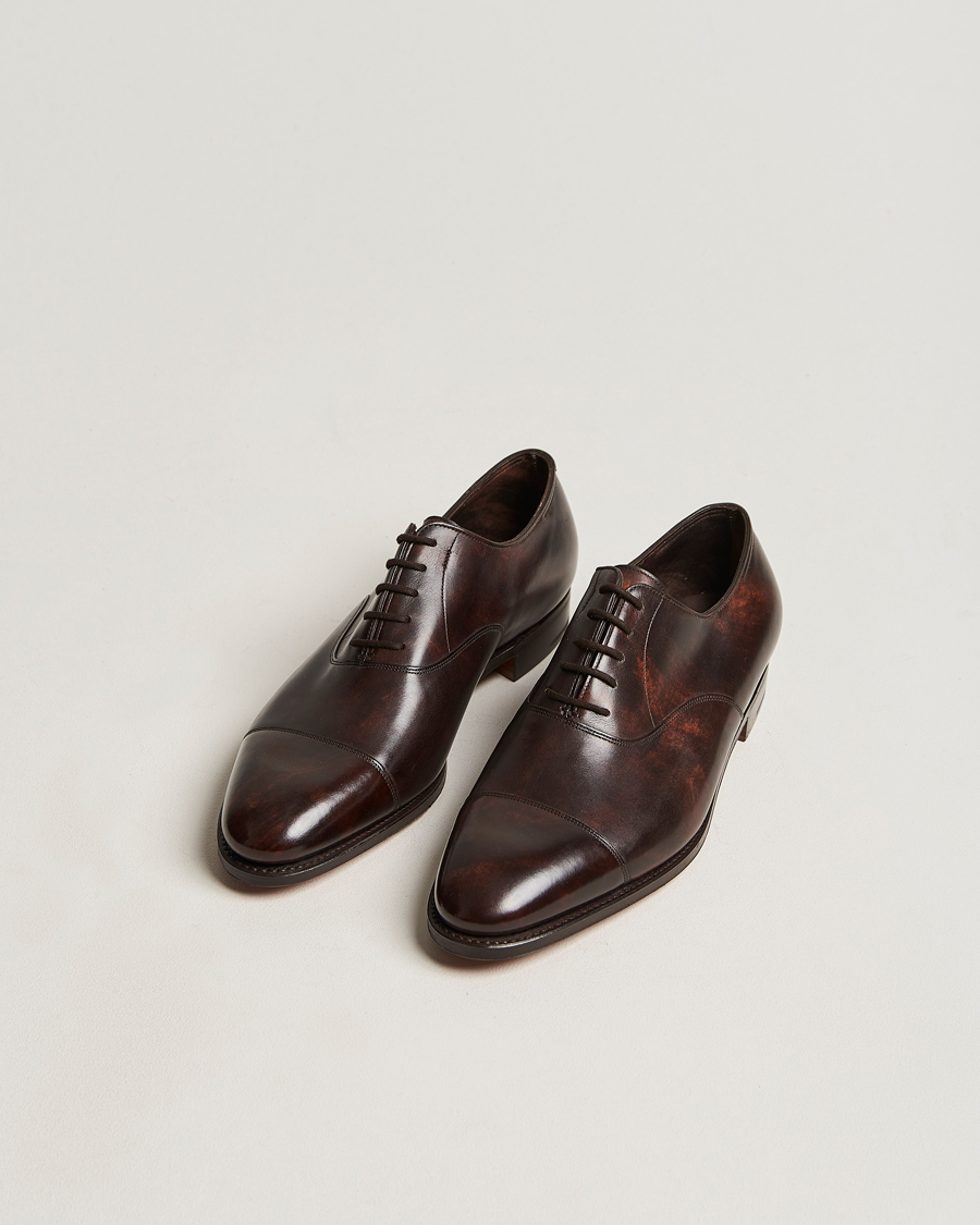 Heren | Handgjorda skor - Skoblockskampanj | John Lobb | City II Oxford Dark Brown Calf