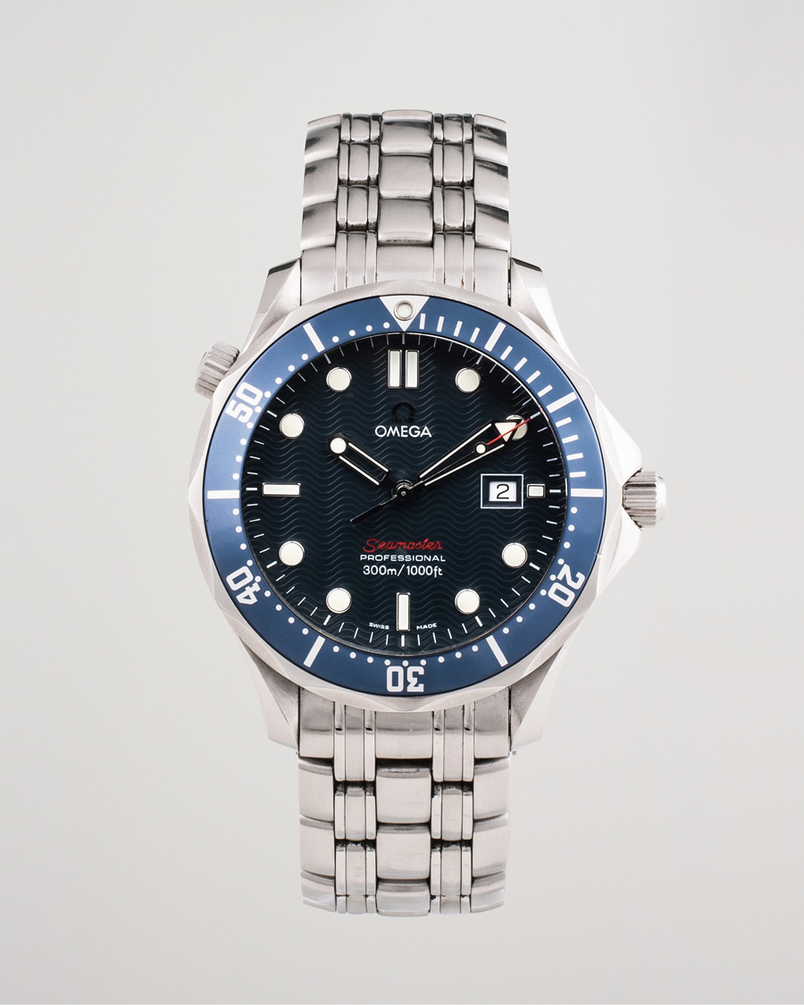 Heren | Pre-Owned & Vintage Watches | Omega Pre-Owned | Seamaster Diver 300M 22218000 Steel Blue
