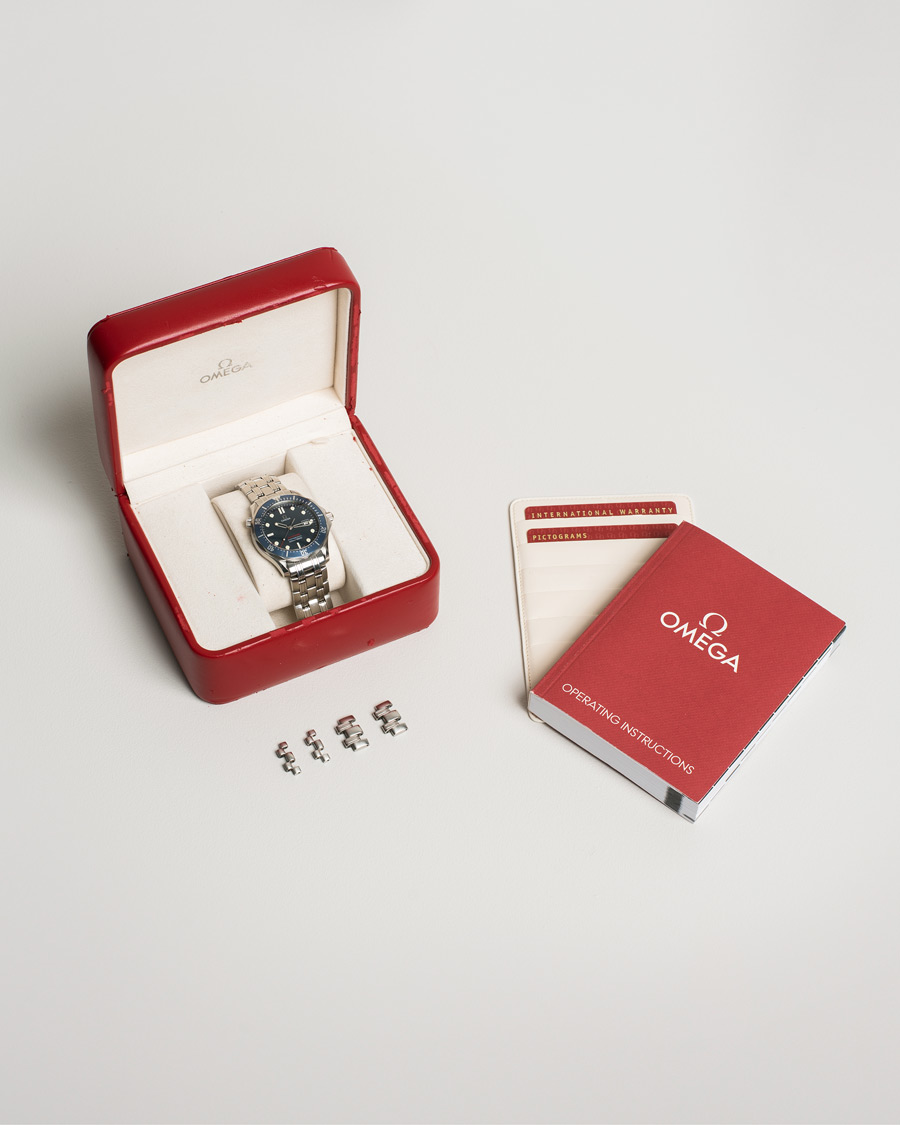 Heren | Pre-Owned & Vintage Watches | Omega Pre-Owned | Seamaster Diver 300M 22218000 Steel Blue