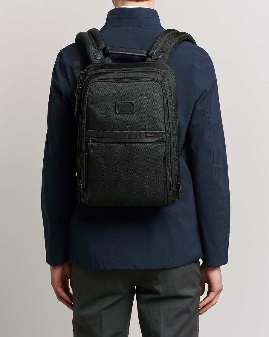 Heren | Tassen | TUMI | Alpha 3 Slim Backpack Black