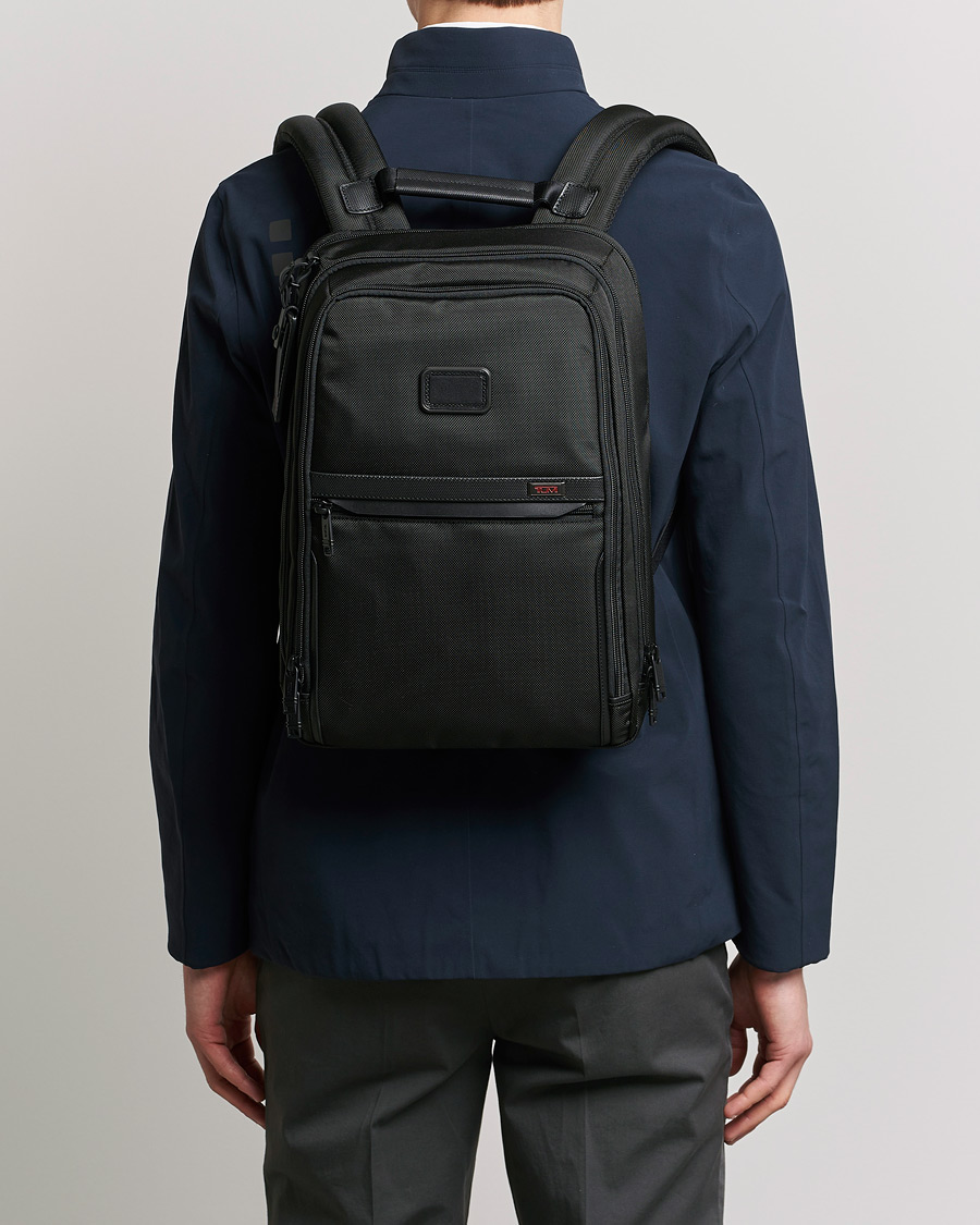 Heren | Rugzakken | TUMI | Alpha 3 Slim Backpack Black