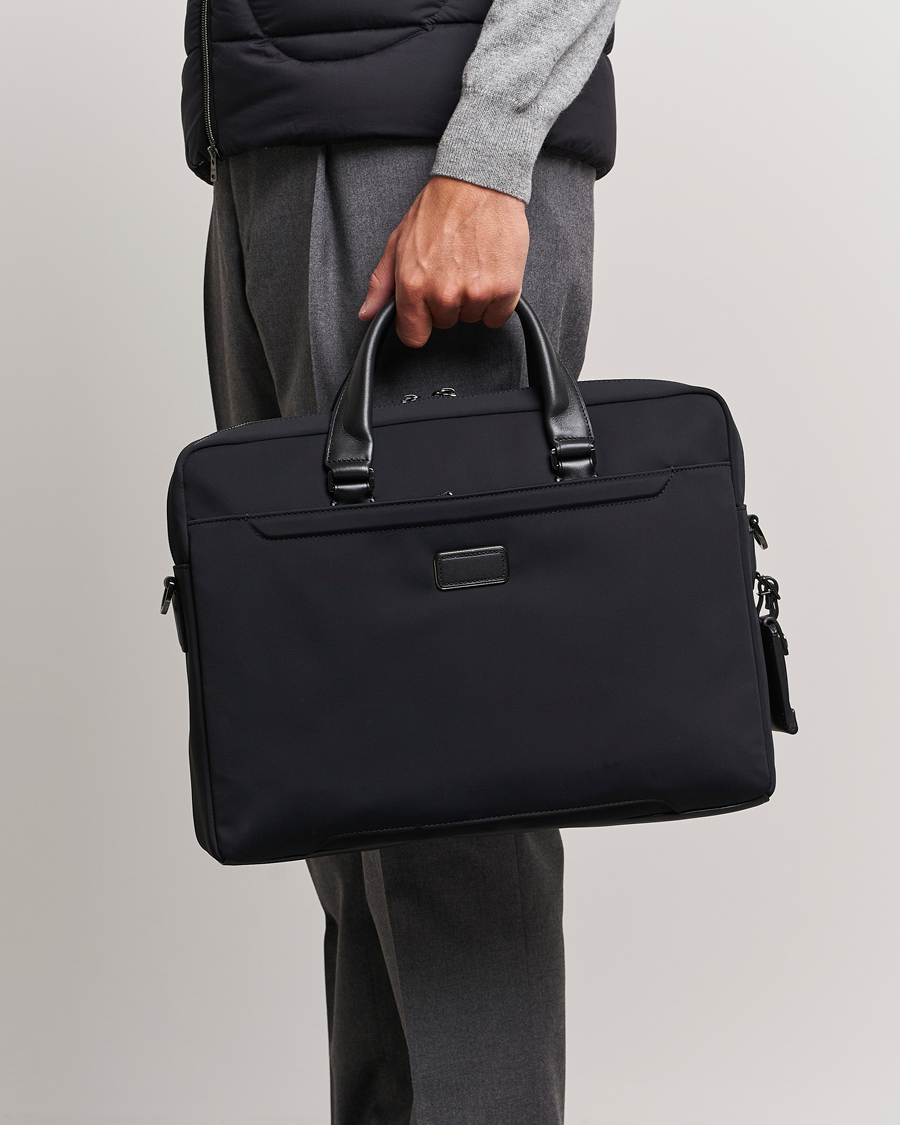 Heren | TUMI | TUMI | Harrison Avondale Top Zip Briefcase Black