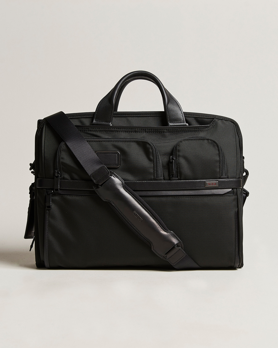 Heren | Tassen | TUMI | Alpha 3 Compact Large Laptop Brief Black