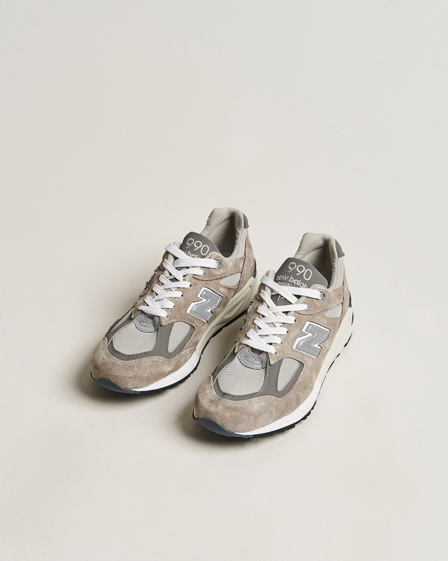 Heren | Sale Schoenen | New Balance | Made In USA 990 Sneakers Grey/White