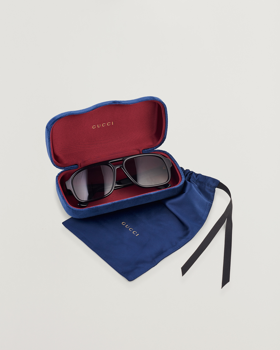 Heren | Zonnebrillen | Gucci | GG1342S Sunglasses Black Smoke