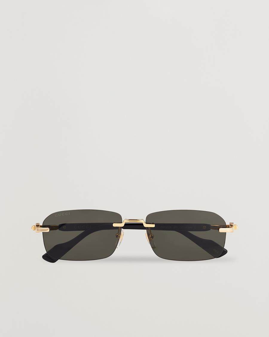 Heren | Zonnebrillen | Gucci | GG1221S Sunglasses Gold/Black