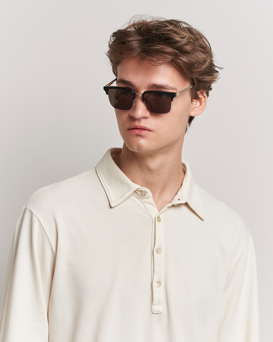 Heren | D-frame zonnebrillen | Gucci | GG1226S Sunglasses Gold