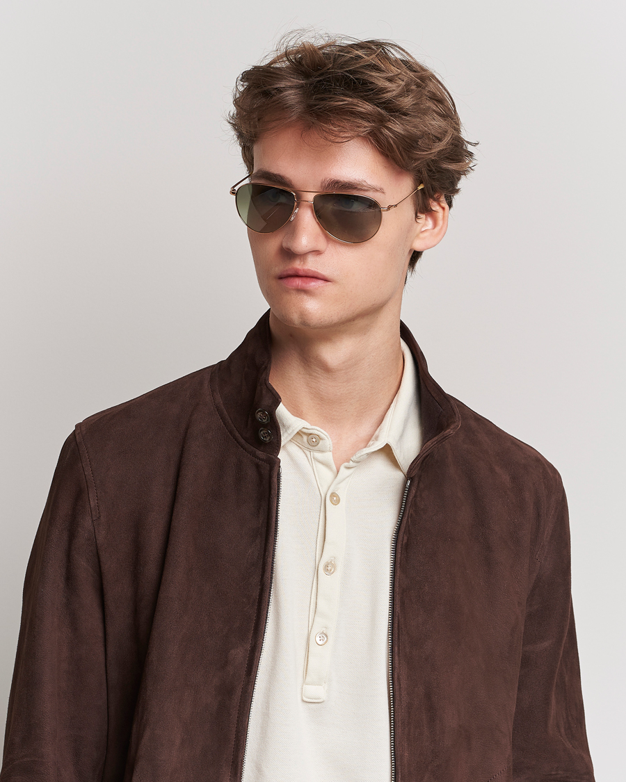 Heren |  | Oliver Peoples | Benedict Sunglasses Rose Gold