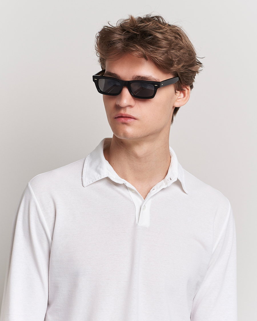 Men | Round Frame Sunglasses | Oliver Peoples | Davri Sunglasses Black