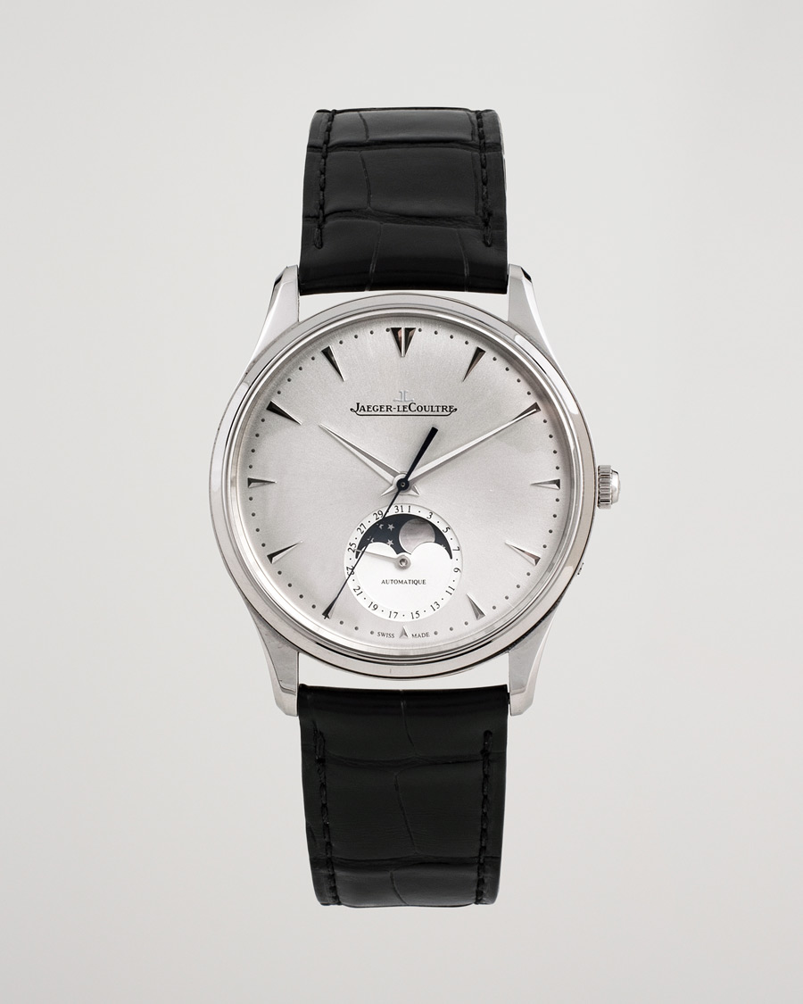 Heren | Pre-Owned & Vintage Watches | Jaeger-LeCoultre Pre-Owned | Master Ultra Thin Moon39 176.8.64S Steel Silver