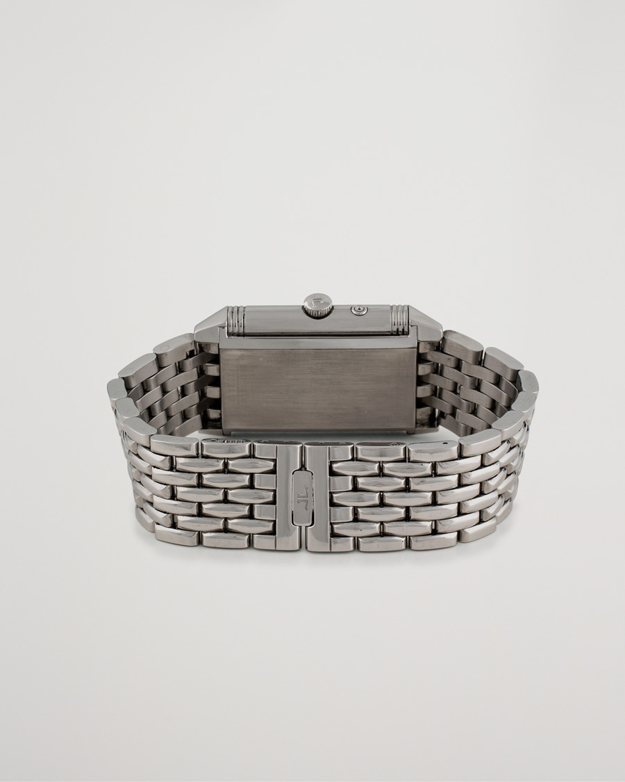 Heren | Pre-Owned & Vintage Watches | Jaeger-LeCoultre Pre-Owned | Reverso Duoface 270.8.54 Steel Silver Black