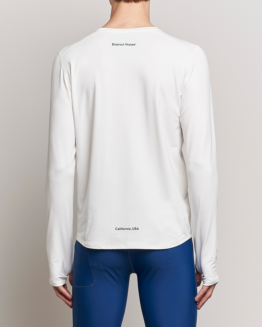 Heren | T-Shirts | District Vision | Deva-Tech Long Sleeve T-Shirt White