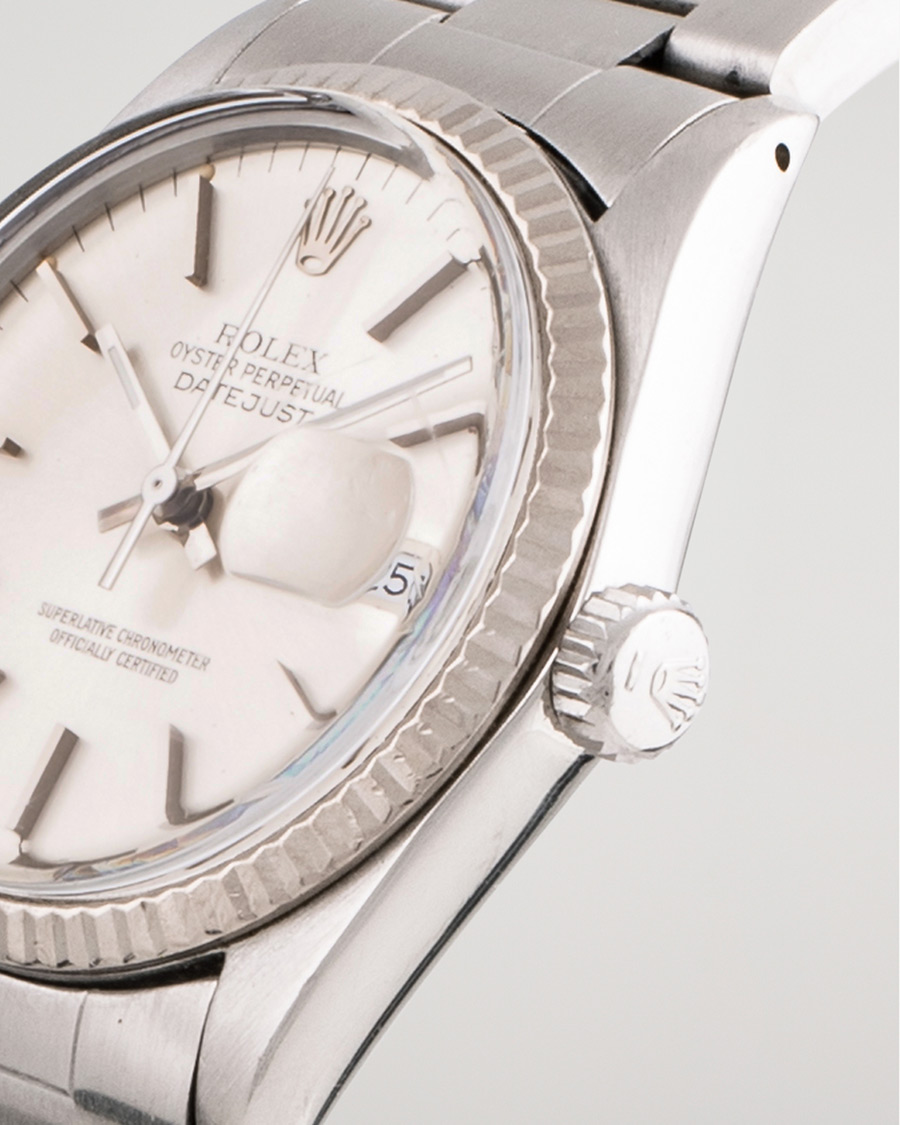 Heren | Rolex Pre-Owned Datejust 16014 Oyster Perpetual Steel Silver Steel Silver | Rolex Pre-Owned | Datejust 16014 Oyster Perpetual Steel Silver Steel Silver