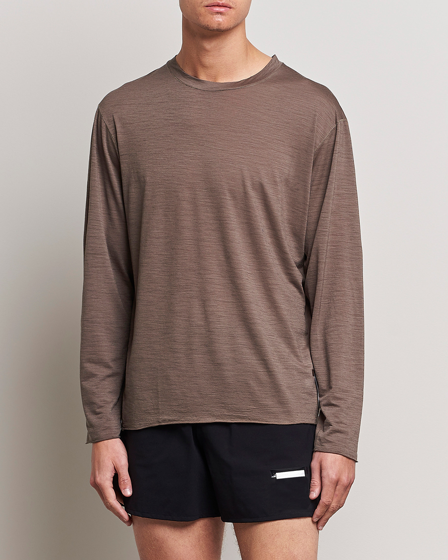 Heren | Satisfy | Satisfy | CloudMerino Long Tee  Warm Stone