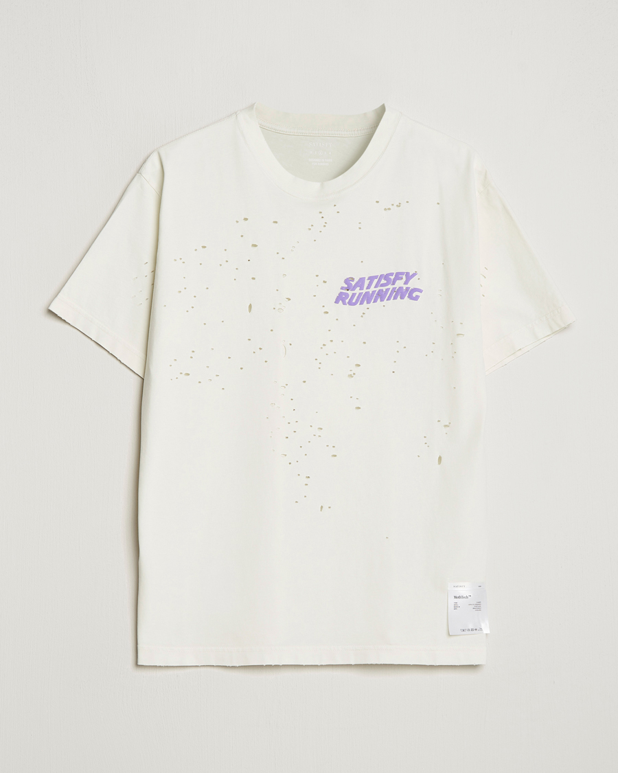 Heren | T-shirts | Satisfy | MothTech T-Shirt Off White