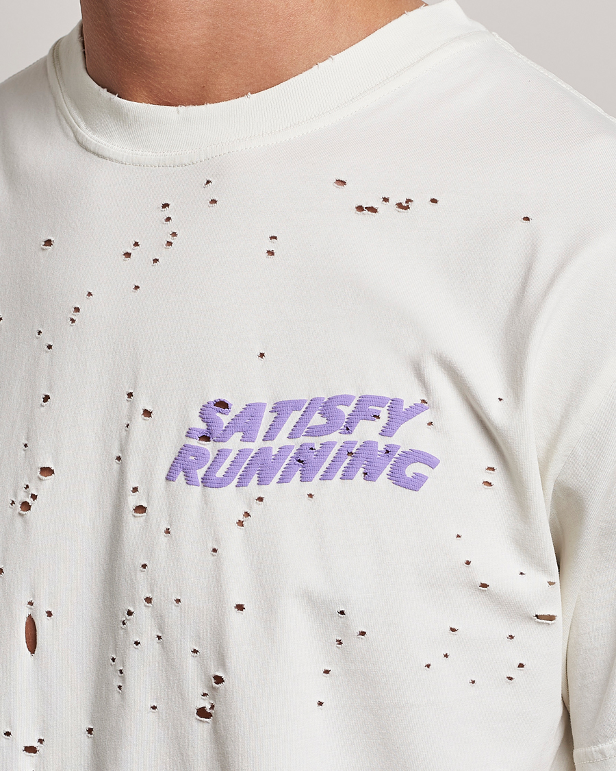 Heren | T-shirts | Satisfy | MothTech T-Shirt Off White