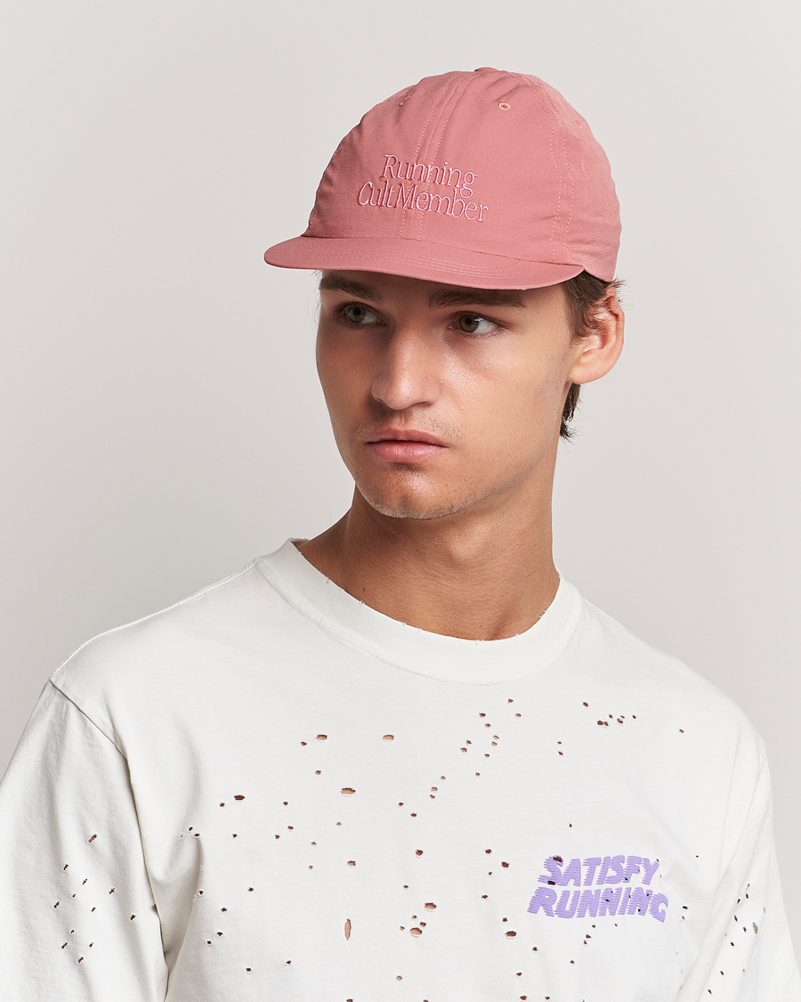 Heren |  | Satisfy | PeaceShell Running Cap  Desert Pink