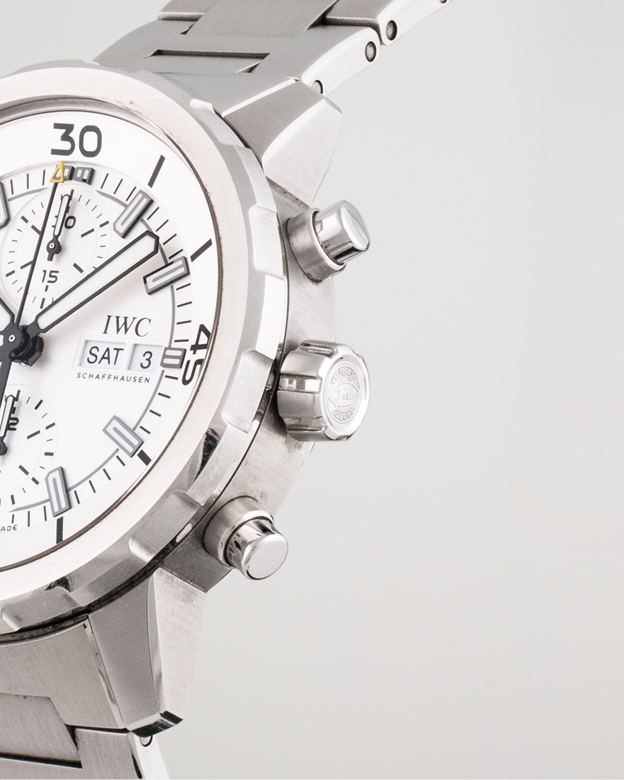 Heren | Pre-Owned & Vintage Watches | IWC Pre-Owned | Aquatimer Chronograph IW376802 Steel White
