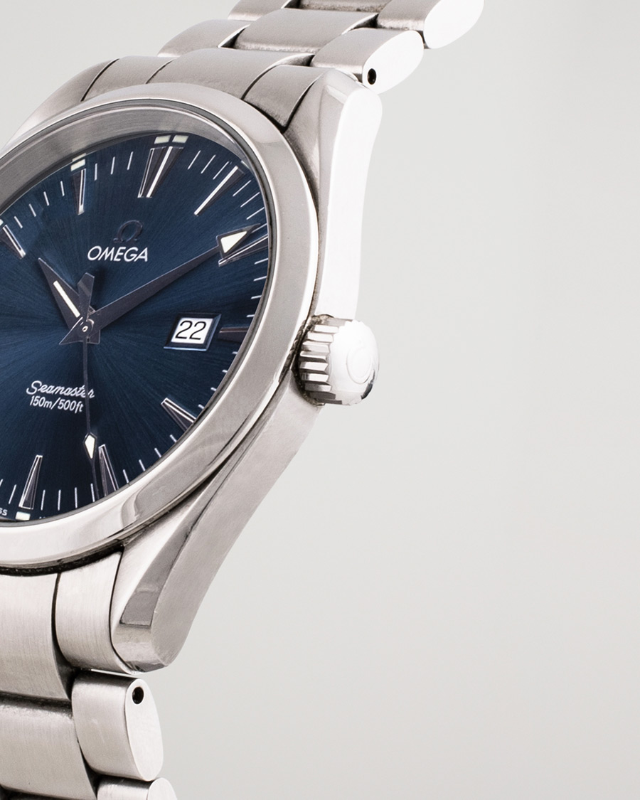 Heren | Pre-Owned & Vintage Watches | Omega Pre-Owned | Seamaster Aqua Terra 2517.80.00 Steel Blue