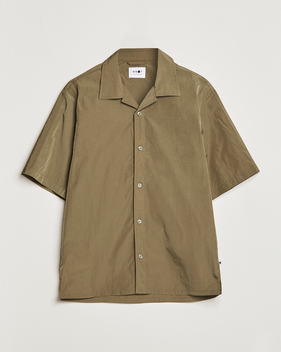Heren | Overhemden | NN07 | Ole Recycled Resort Shirt Army