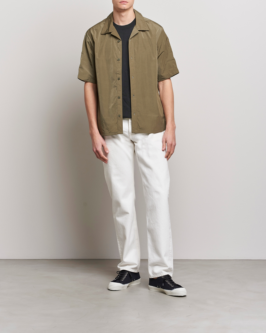 Heren | Overhemden | NN07 | Ole Recycled Resort Shirt Army