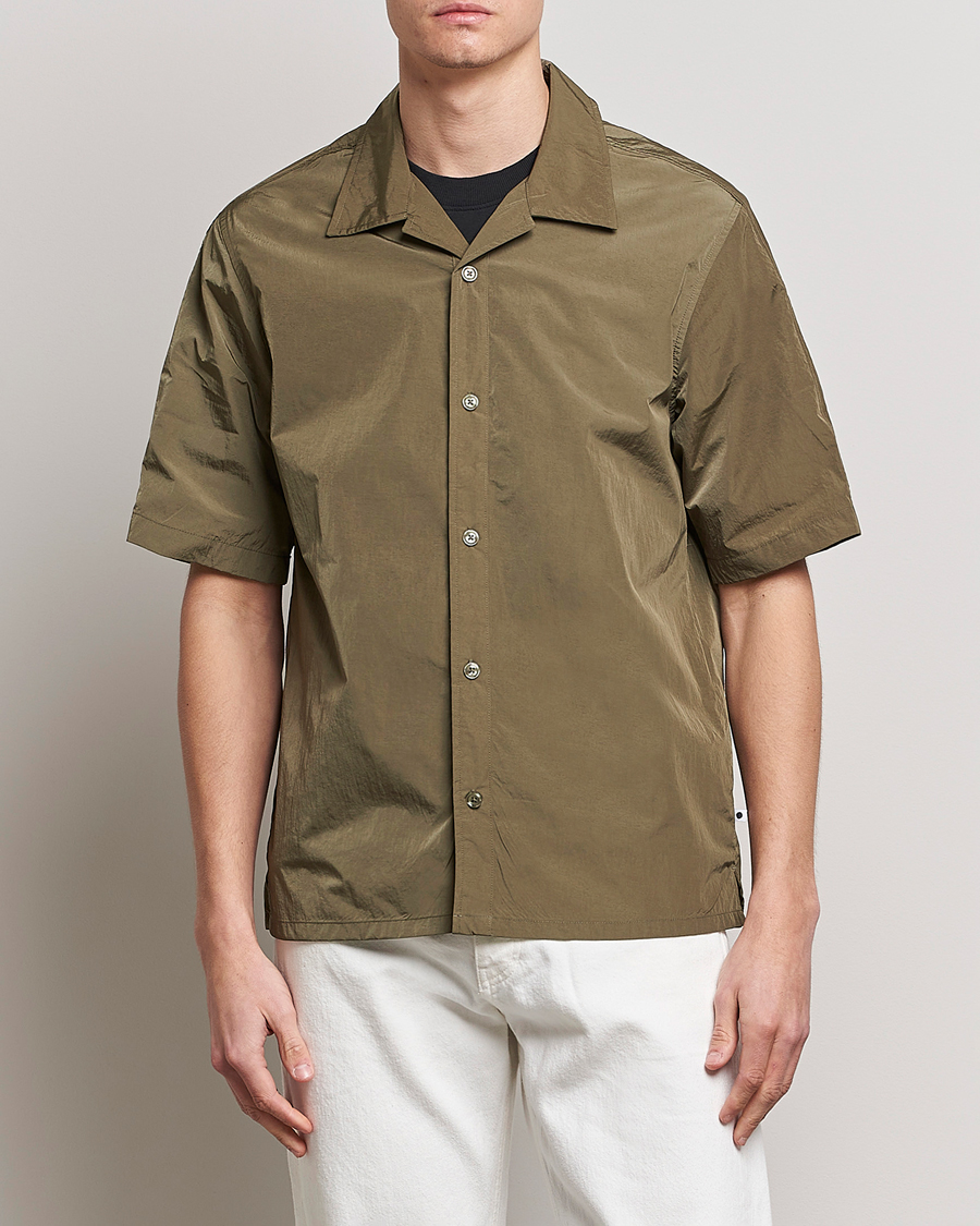 Heren | Overhemden | NN07 | Ole Recycled Resort Shirt Army