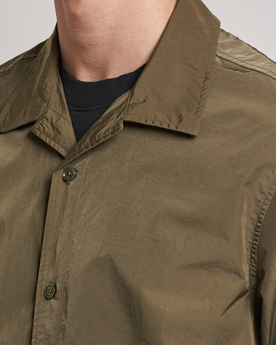 Heren | Overhemden | NN07 | Ole Recycled Resort Shirt Army