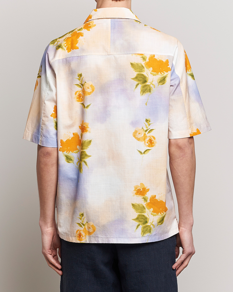 Heren | Overhemden | NN07 | Ole Short Sleeve Printed Cotton/Tencel Shirt Multi