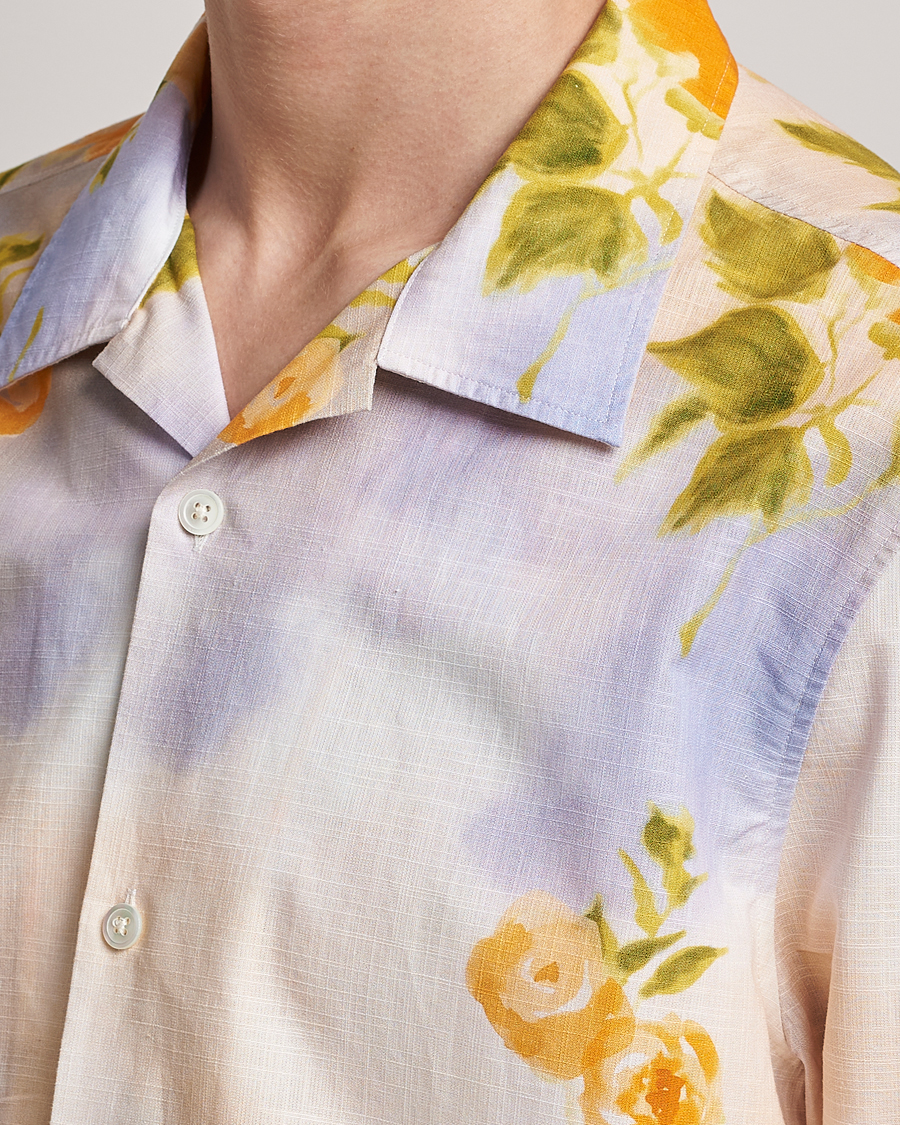 Heren | Overhemden | NN07 | Ole Short Sleeve Printed Cotton/Tencel Shirt Multi