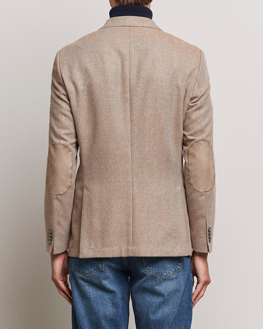 Heren | Blazers | BOSS BLACK | Huston Herringbone Blazer Medium Beige