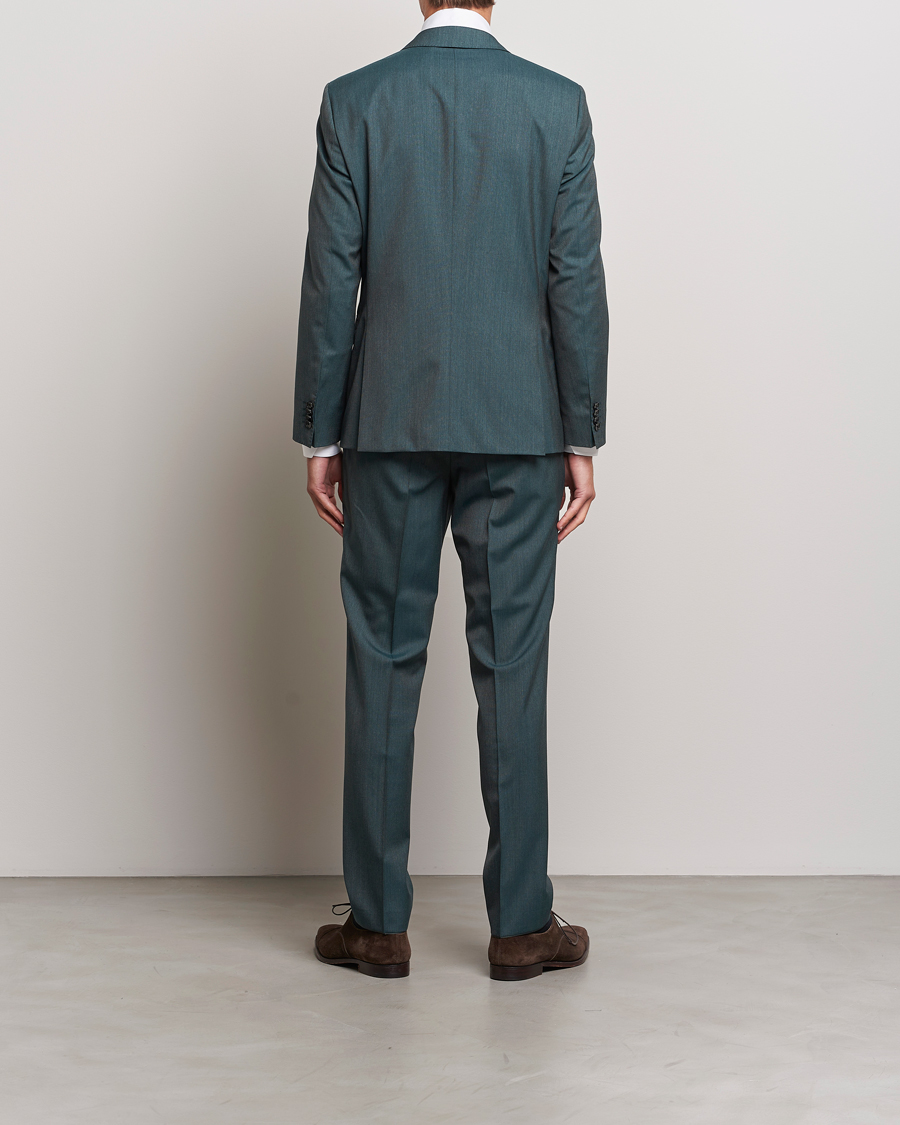 Heren | Pakken | BOSS BLACK | Huge Wool Suit Open Green