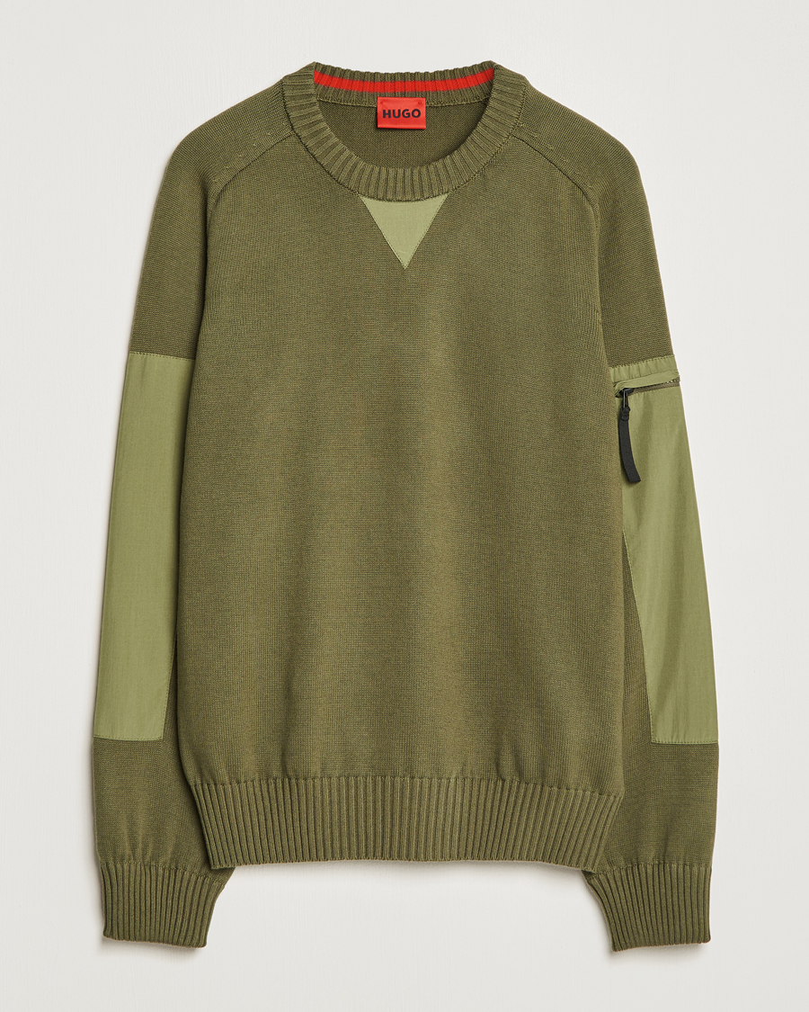 Heren |  | HUGO | Sutil Knitted Sweater Khaki