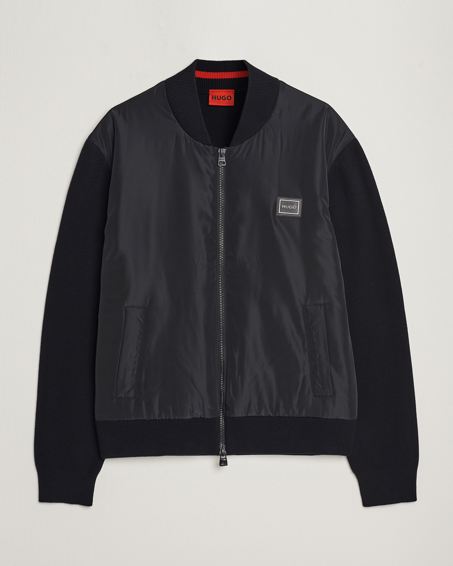 Heren |  | HUGO | Sombo Hybrid Jacket Black