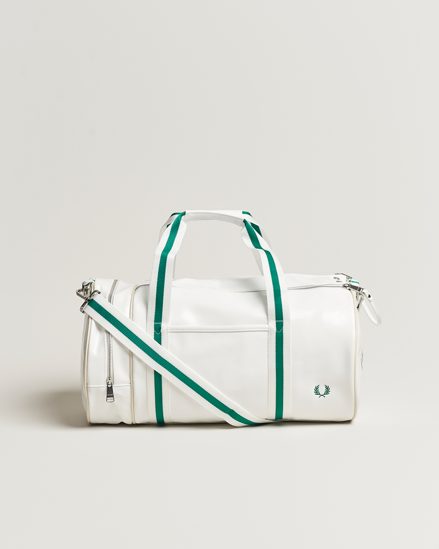 Heren | Fred Perry Classic Barrel Bag Snow White | Fred Perry | Classic Barrel Bag Snow White