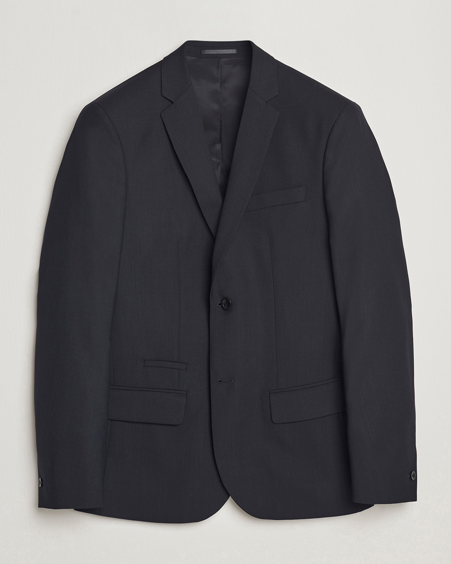 Heren | Blazers | Filippa K | Rick Cool Wool Suit Jacket Dark Navy