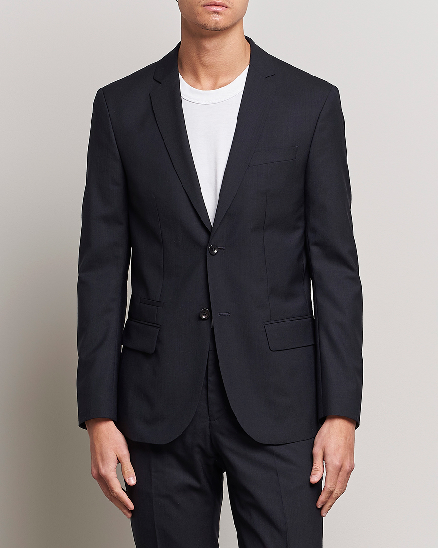 Heren | Blazers | Filippa K | Rick Cool Wool Suit Jacket Dark Navy