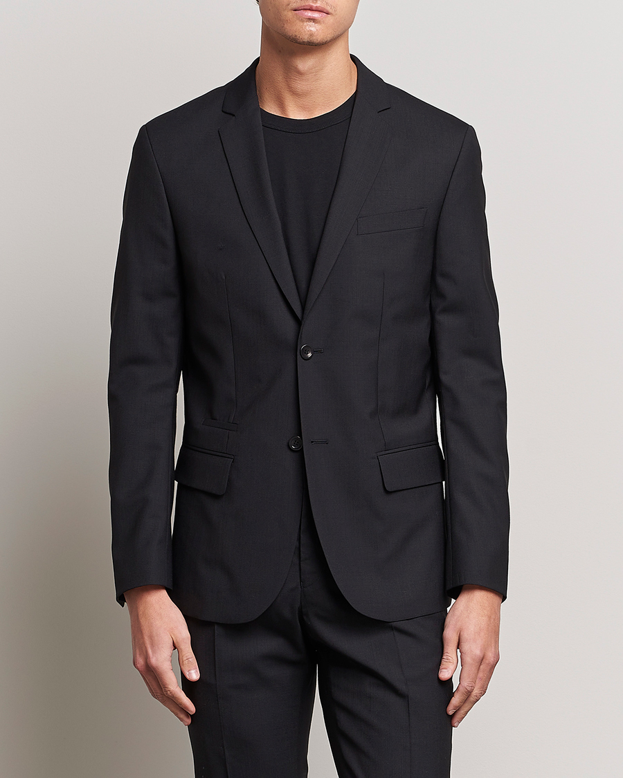 Heren | Blazers | Filippa K | Rick Cool Wool Suit Jacket Black