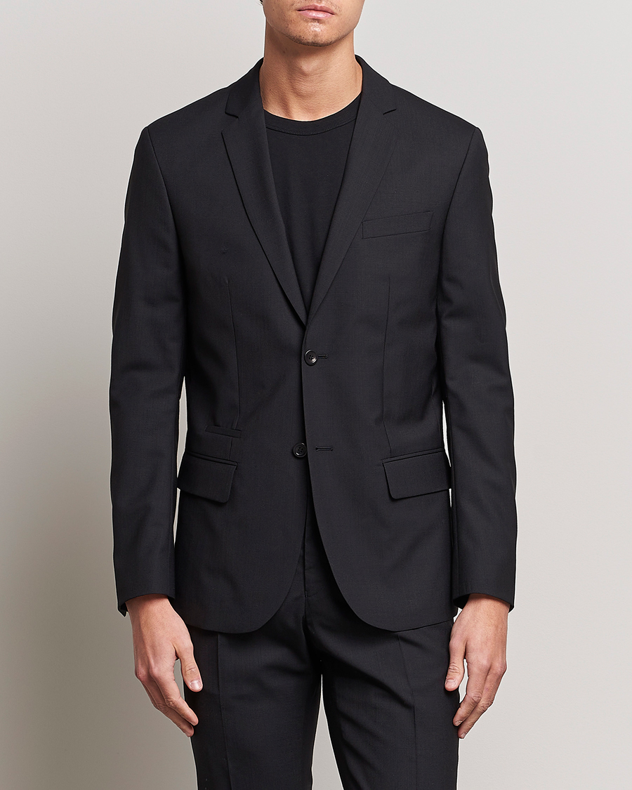 Heren | Pakjassen | Filippa K | Rick Cool Wool Suit Jacket Black