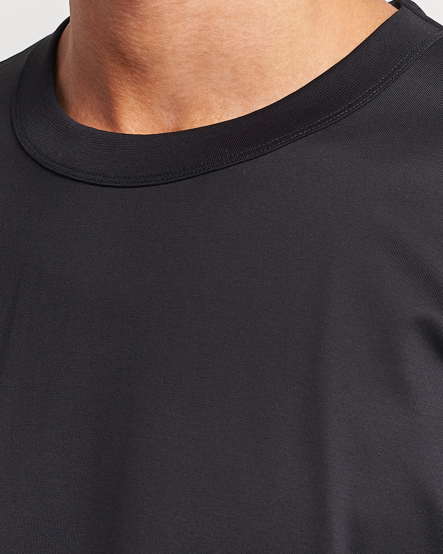 Heren | T-shirts | Bread & Boxers | Pima Cotton Crew Neck T-Shirt Black