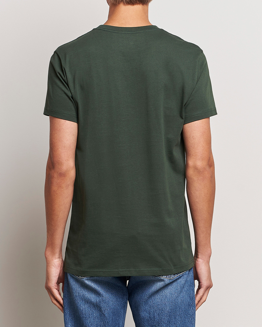 Heren | T-shirts | Bread & Boxers | Heavy Cotton Crew Neck T-shirt Forest Green