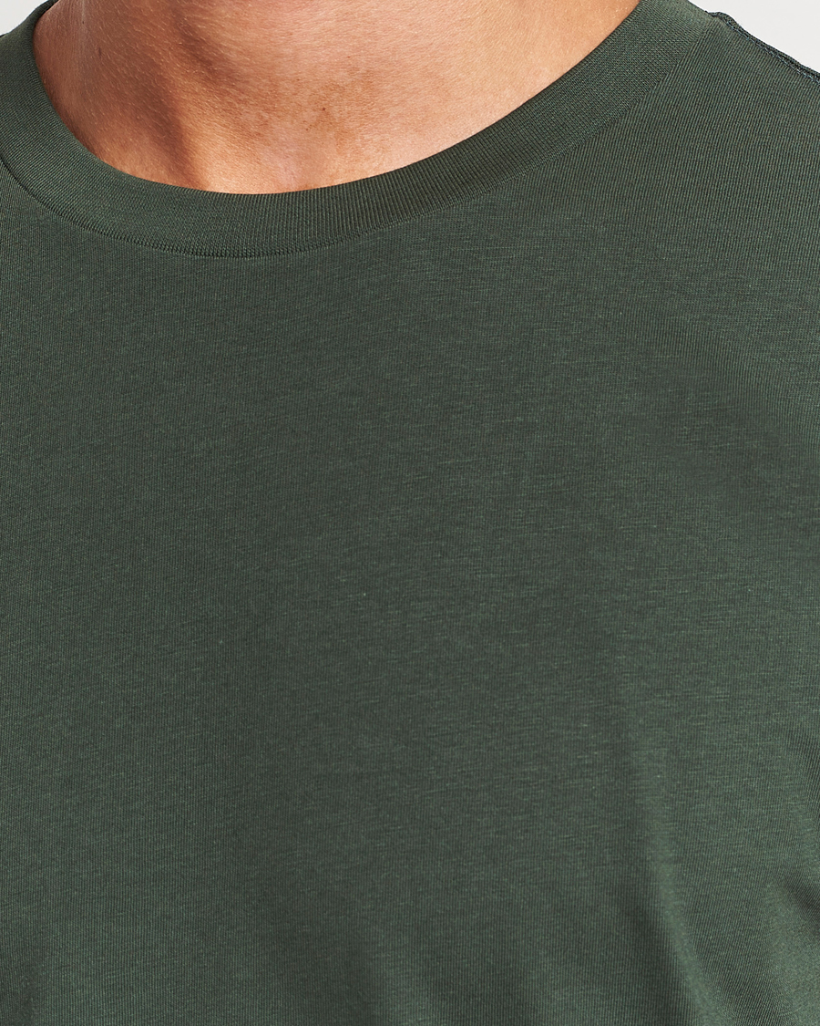 Heren | T-shirts | Bread & Boxers | Heavy Cotton Crew Neck T-shirt Forest Green