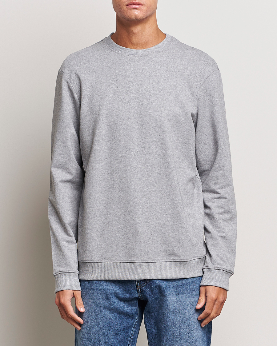 Heren | Truien | Bread & Boxers | Loungewear Crew Neck Sweatshirt Grey Melange