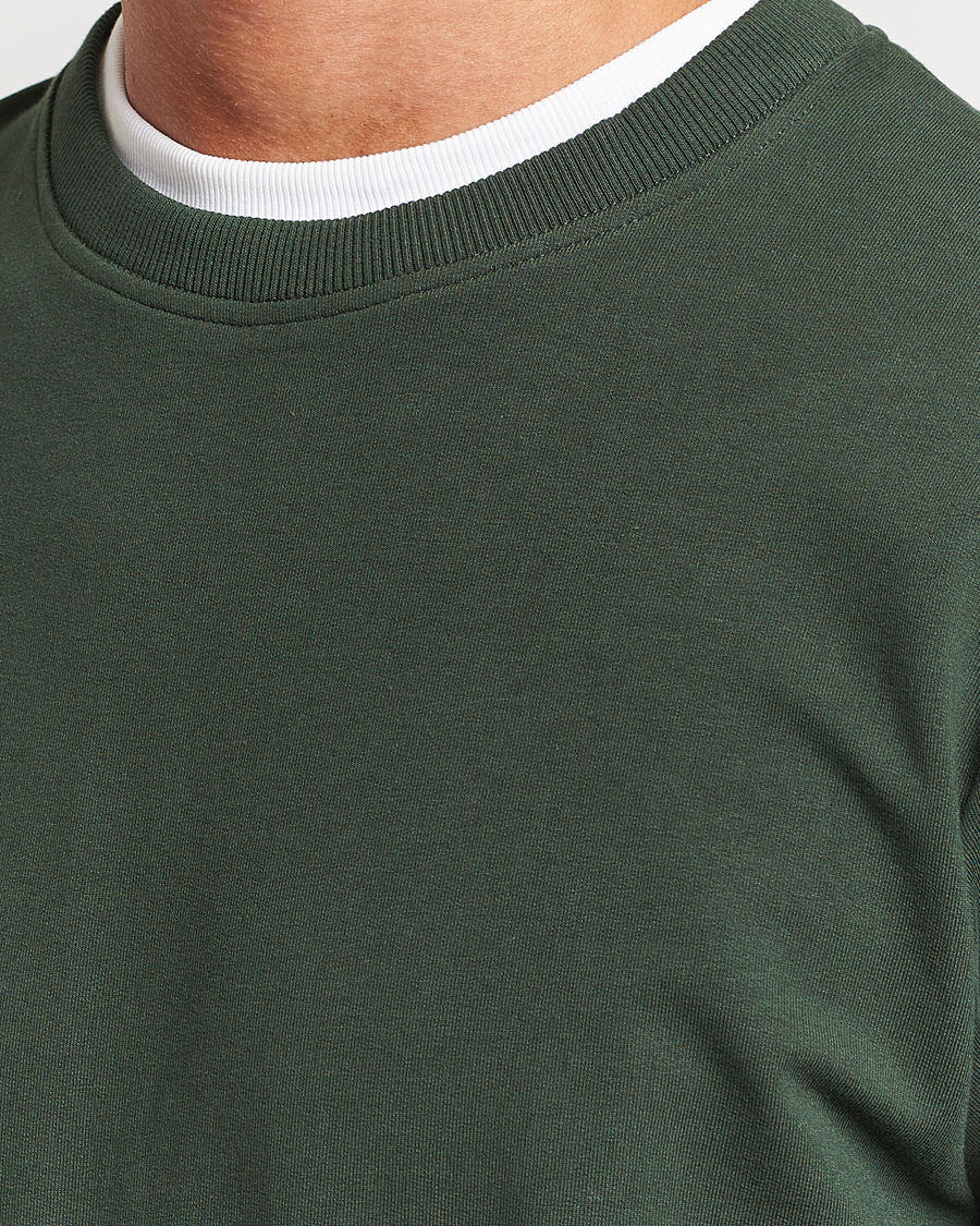 Heren | Truien | Bread & Boxers | Loungewear Crew Neck Sweatshirt Forest Green