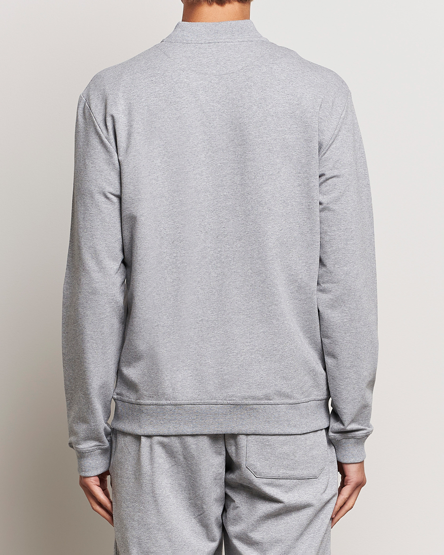 Heren | Truien | Bread & Boxers | Loungewear Full Zip Sweater Grey Melange