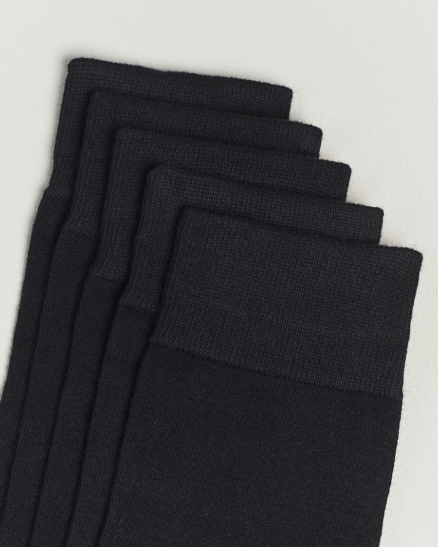 Heren | Kleding | Bread & Boxers | 5-Pack Socks Black