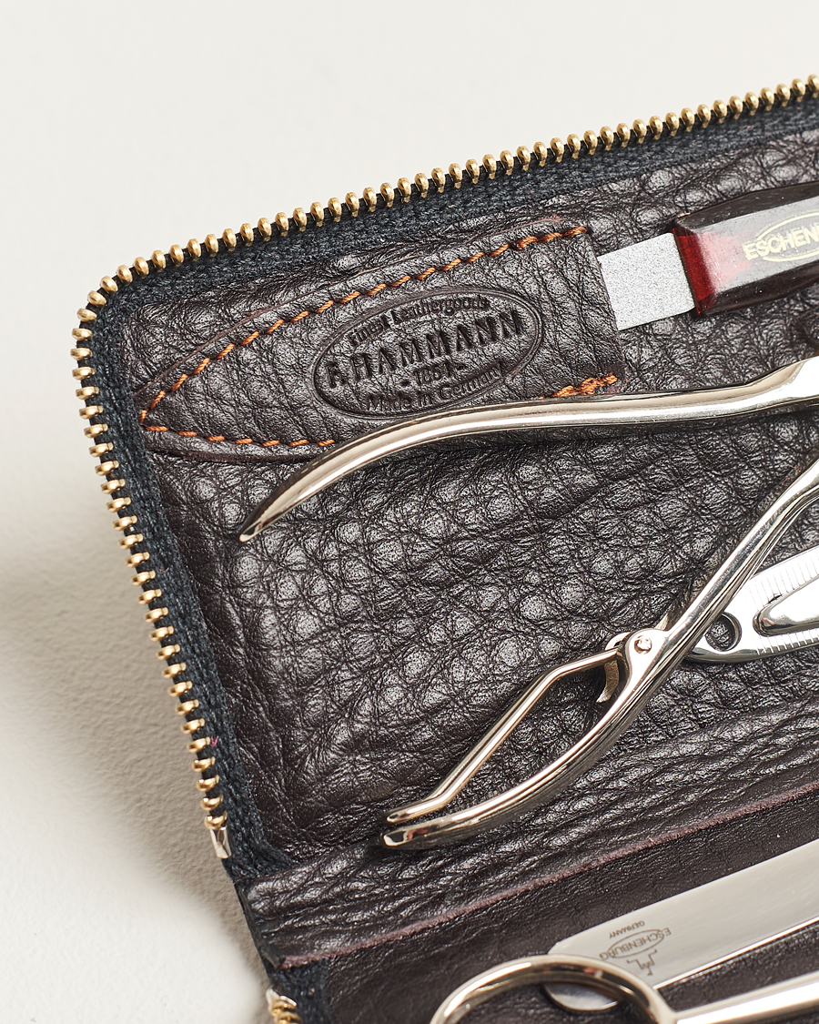 Heren | Thuis | F. Hammann | Men's Manicure Set Dark Brown