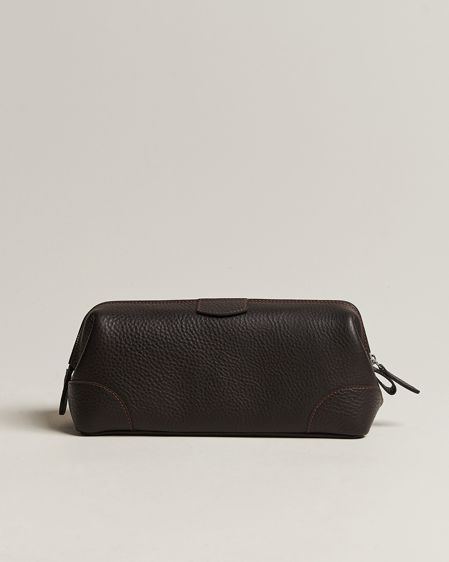 Heren | Tassen | F. Hammann | Large Washbag Dark Brown