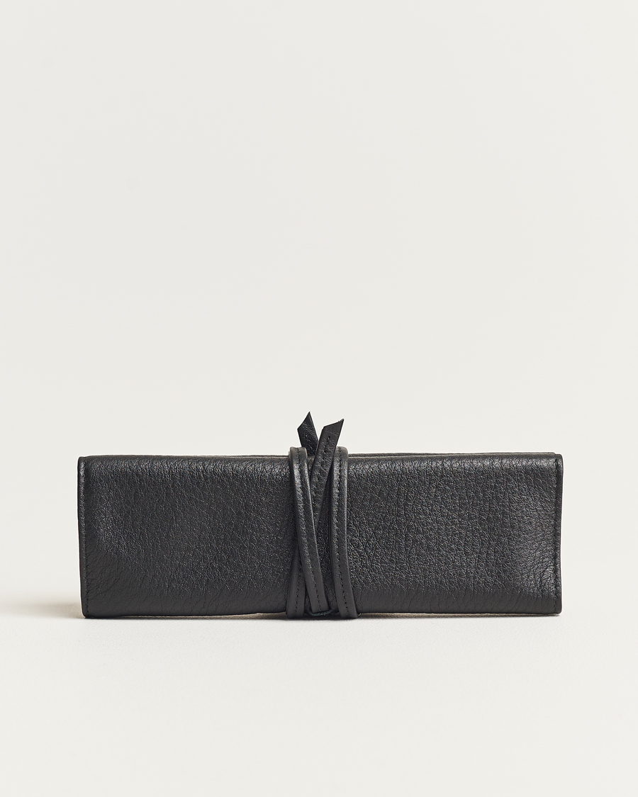 Heren | Horloge opwinders en dozen | F. Hammann | Flat Travel Watchroll Black